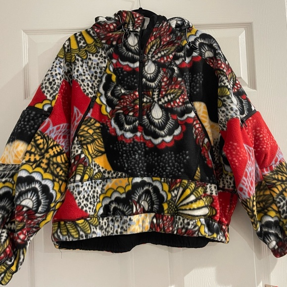 Free People Movement: Wild Flower Colorful Patterned Hoody Fleece (BNWT) - Picture 5 of 8